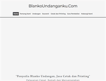 Tablet Screenshot of blankoundanganku.com
